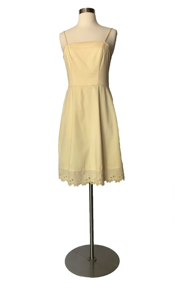 1990s Perfectly Pale Yellow Fun and Flirty Summer… - image 2