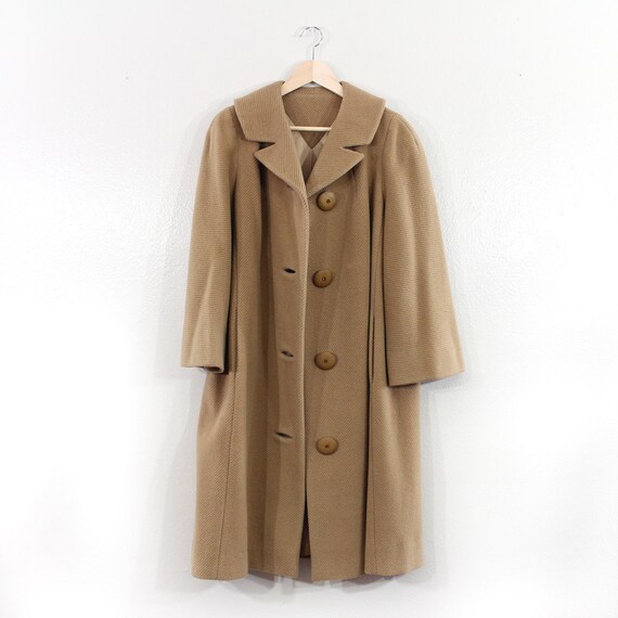 1950s Camel Dress Coat a Jerbil Design by Randell… - image 2