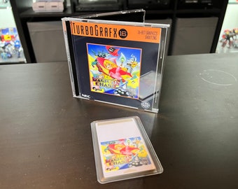 Turbografx-16/PC-Engine/Supergrafx/Analogue Duo reproduction hucard game cards W/3D Printed Case - Any game - Custom Made/Made to Order!!!