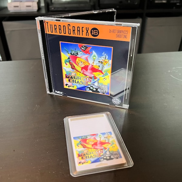 Turbografx-16/PC-Engine/Supergrafx/Analogue Duo reproduction hucard game cards W/3D Printed Case - Any game - Custom Made/Made to Order!!!