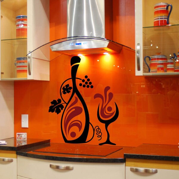 Wine Wall Decal Etsy