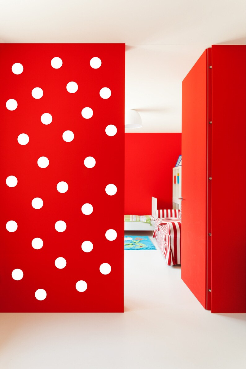 Pack of Removable Polka Dots Removable Wall Window Art Decor Etsy