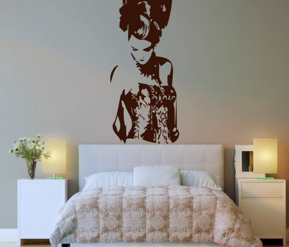 Sexy Burlesque Dancer Woman Removable Wall Art Decor Decal Vinyl Sticker