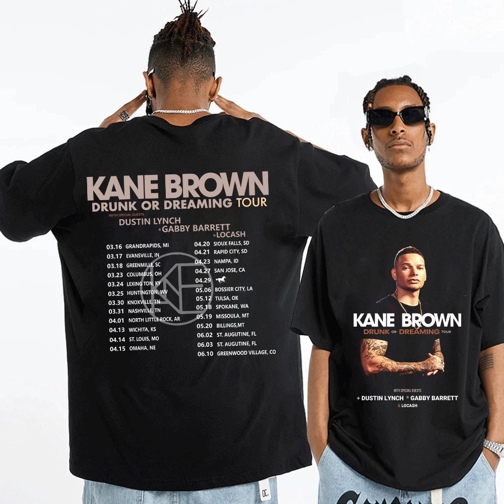 Kane Brown Tour 2023 Shirt, Kane Brown Drunk Or Dreaming Tour