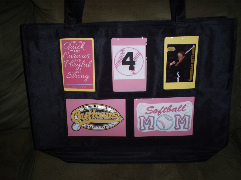 Brag Bag 5 Pocket Photo Tote Bag great for gifts or to show Etsy