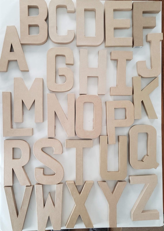 DIY Paper Mache Letter:Better than any you could buy at the store