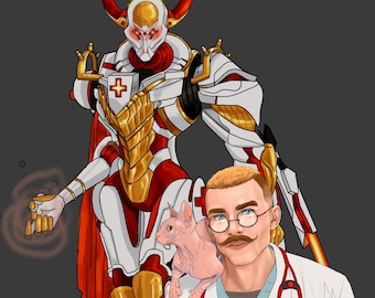 Small Custom Digital Artwork Commissions - Portraits, D&D Characters, Original Characters
