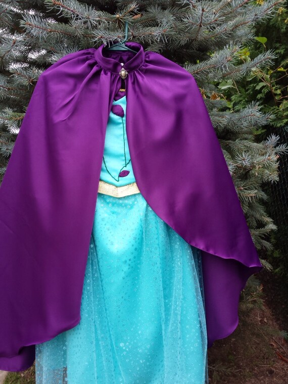 elsa purple cape