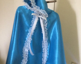 Capa Elsa Con Capucha Etsy