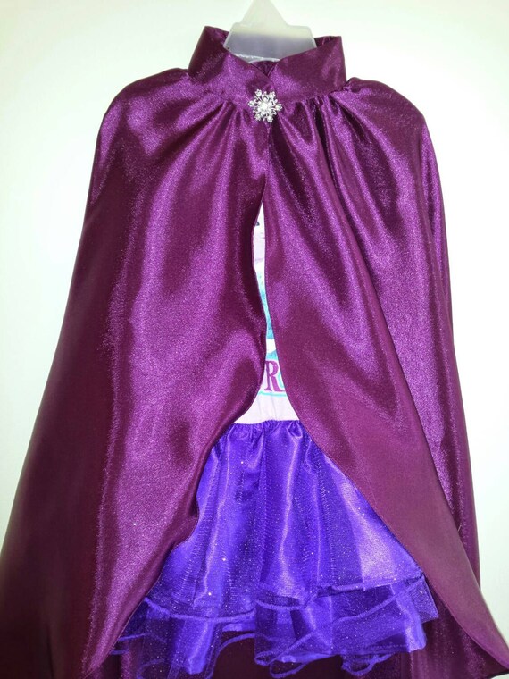 elsa purple cape
