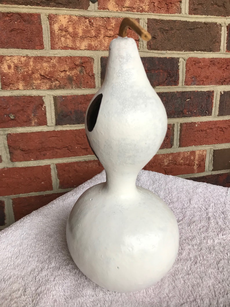 10 Halloween Gourd Ghost Gourd painted gourd art | Etsy