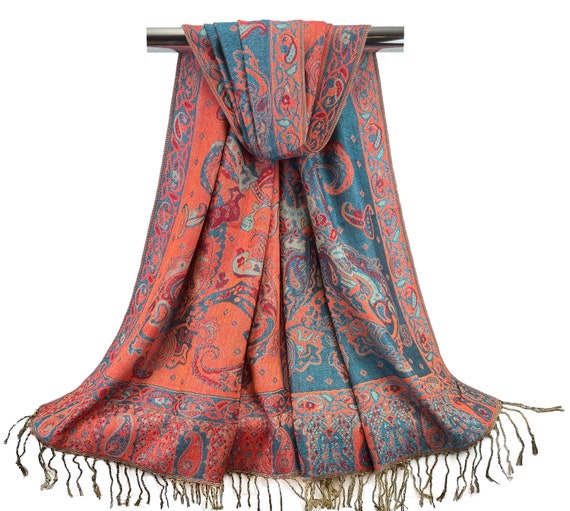 Pashmina Scarves for Women Reversible Fashion Scarf Wedding Bridal