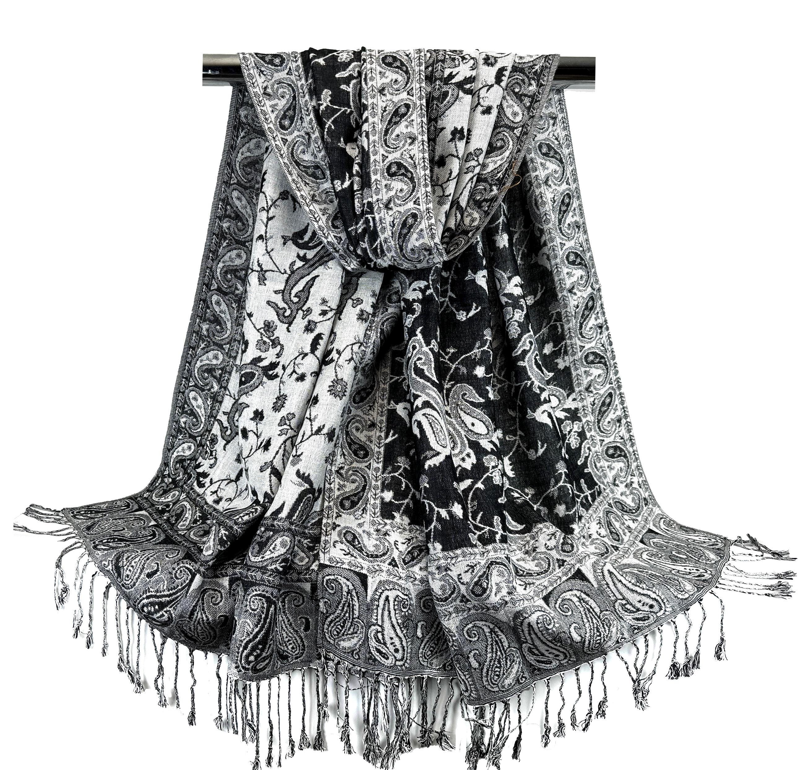 Black Bandana Head Scarf Cotton Paisley Hip Hop Quality Wrap
