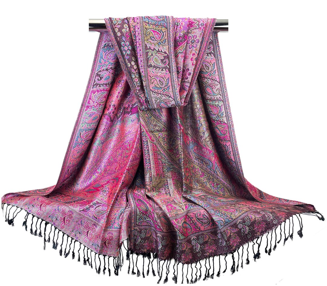 Sparkling Gold Scarves for Women Festival Scarf Party Wear Shawls Fancy