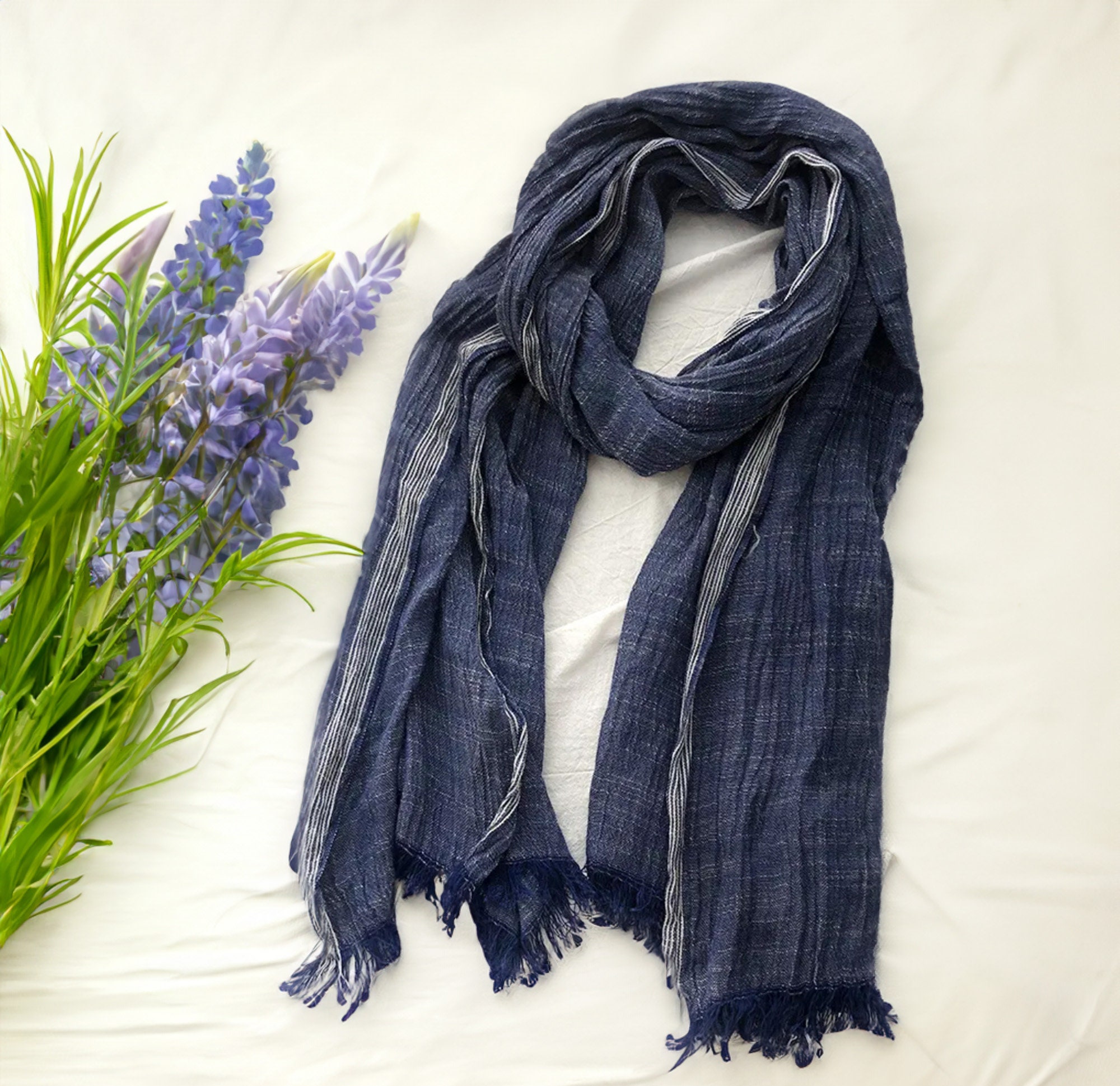小物 COMFORTABLE REASON Academic Scarf NAVY 小物 COMFORTABLE REASON Academic Scarf NAVY COMFORTABLE