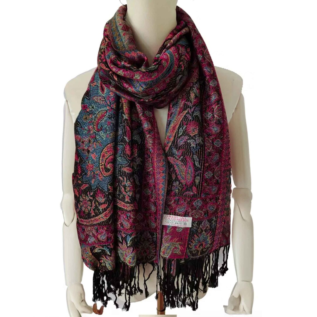 【IMPORT】black paisley turban scarf Black Bandana Head Scarf Cotton Paisley Hip Hop Quality Wrap