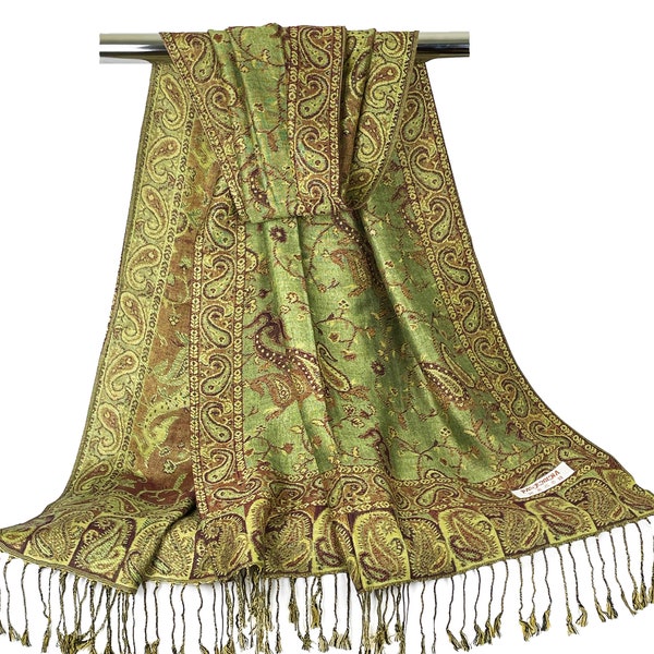 Rainforest Green Pashmina main image 1