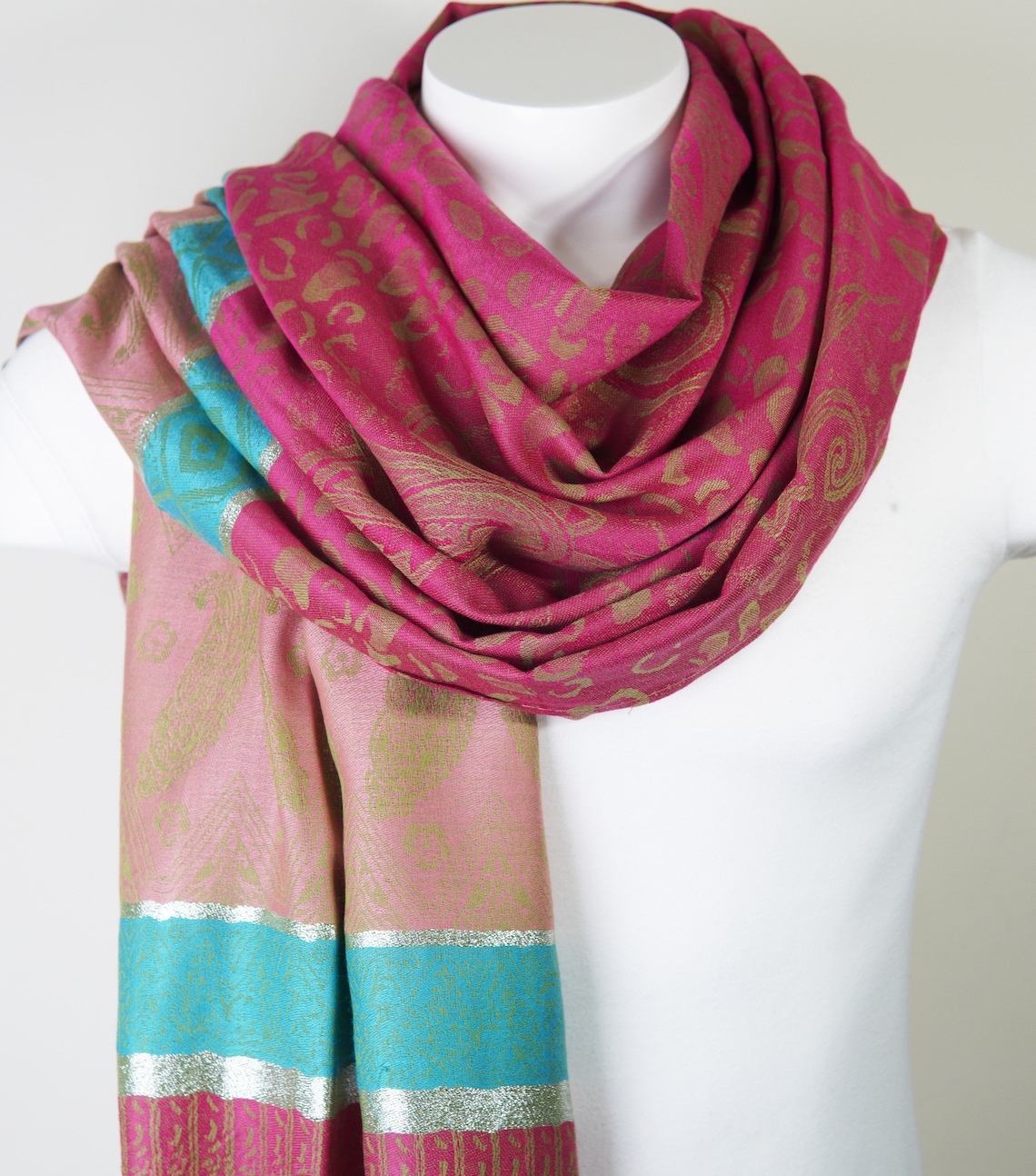 Bohemian Fancy Scarves for Women Festival Sparkling Shawls Etsy