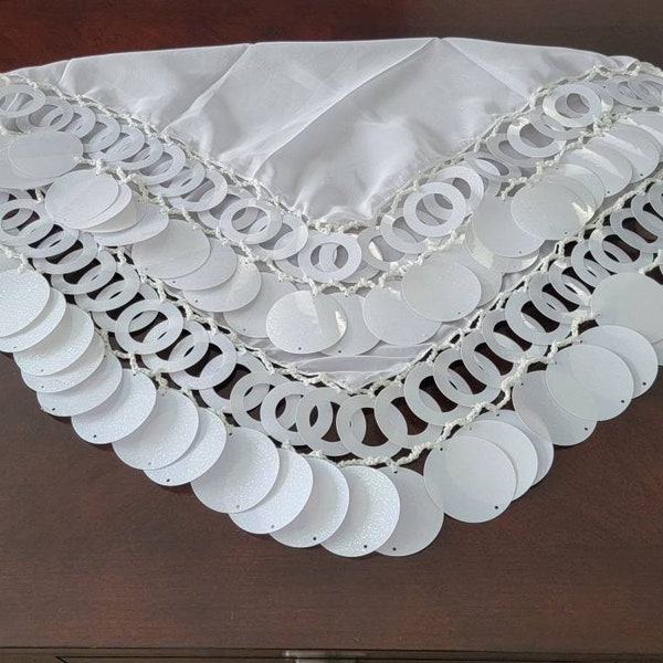 Bride's Yalekhta Assyria Scarf Yalekhta Wedding Yalekhta White Scarf Yalekhta