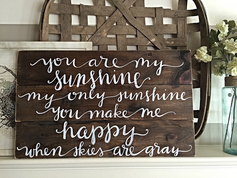 You Are My Sunshine Nursery Decor Home Decor Etsy