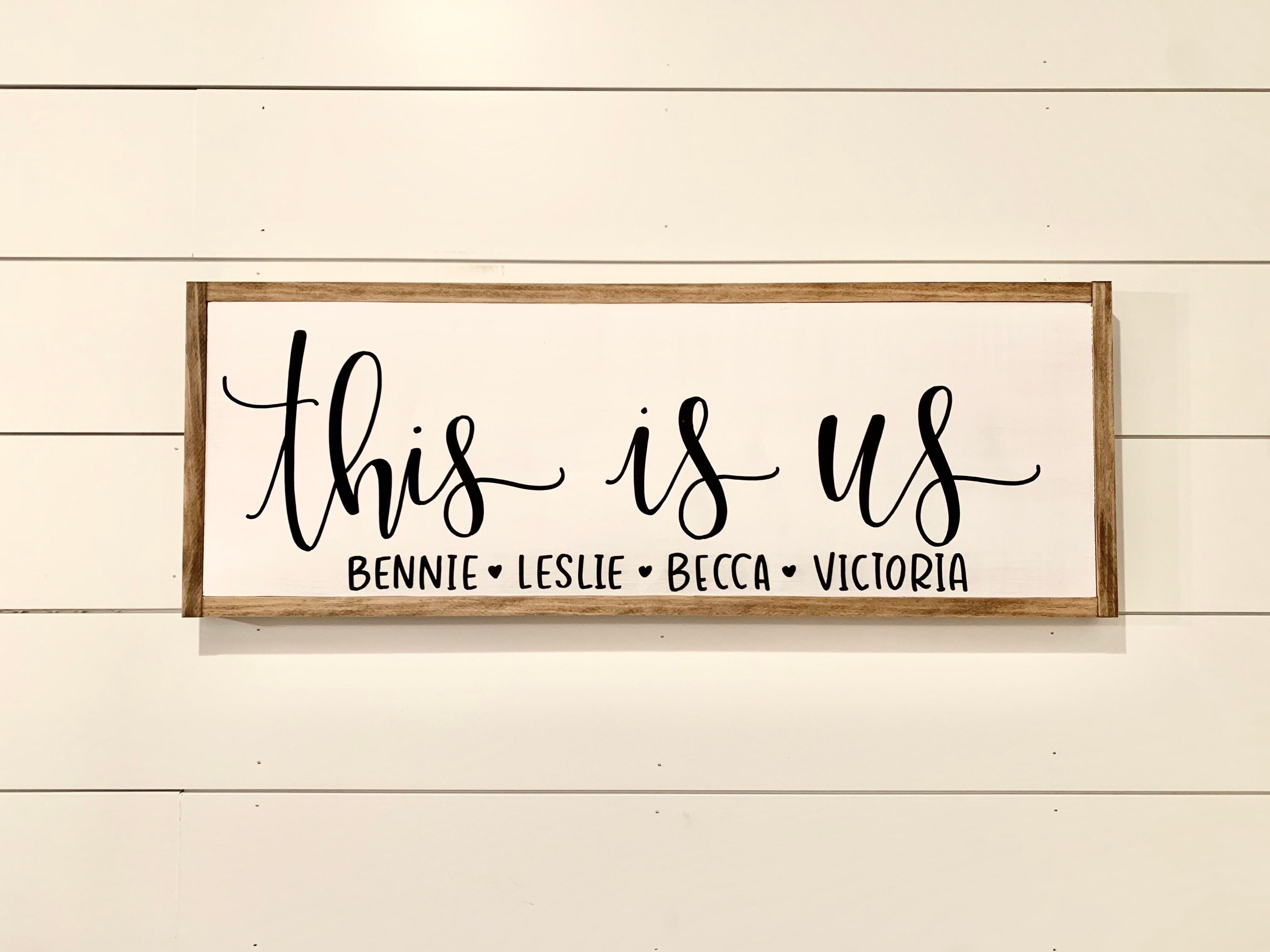 This is Us Sign Family Name Sign Living Room Wall Sign Etsy UK
