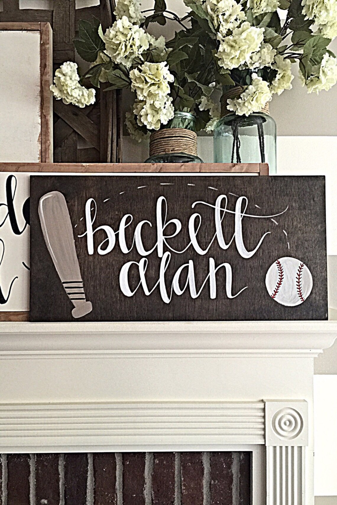 Vintage Baseball Nursery Wall Decor Baseball Wall Decor Etsy