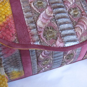 Cartera Única en Piel y Encaje