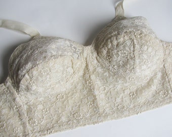 Vintage Lace Longline Bra