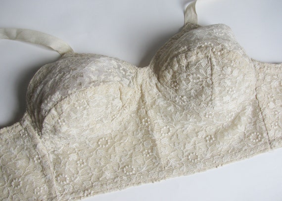 Vintage longline lace bra - Gem