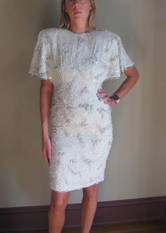 sea silk dress DANCE OF THE SEAGULL SILK DRESS