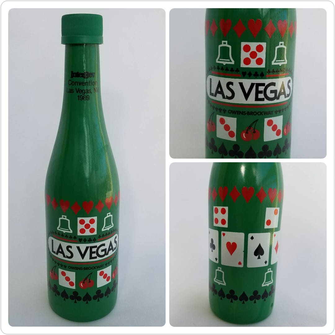 Collectible 1989 Las Vegas Soda Bottle/collectible Las Vegas Souvenir
