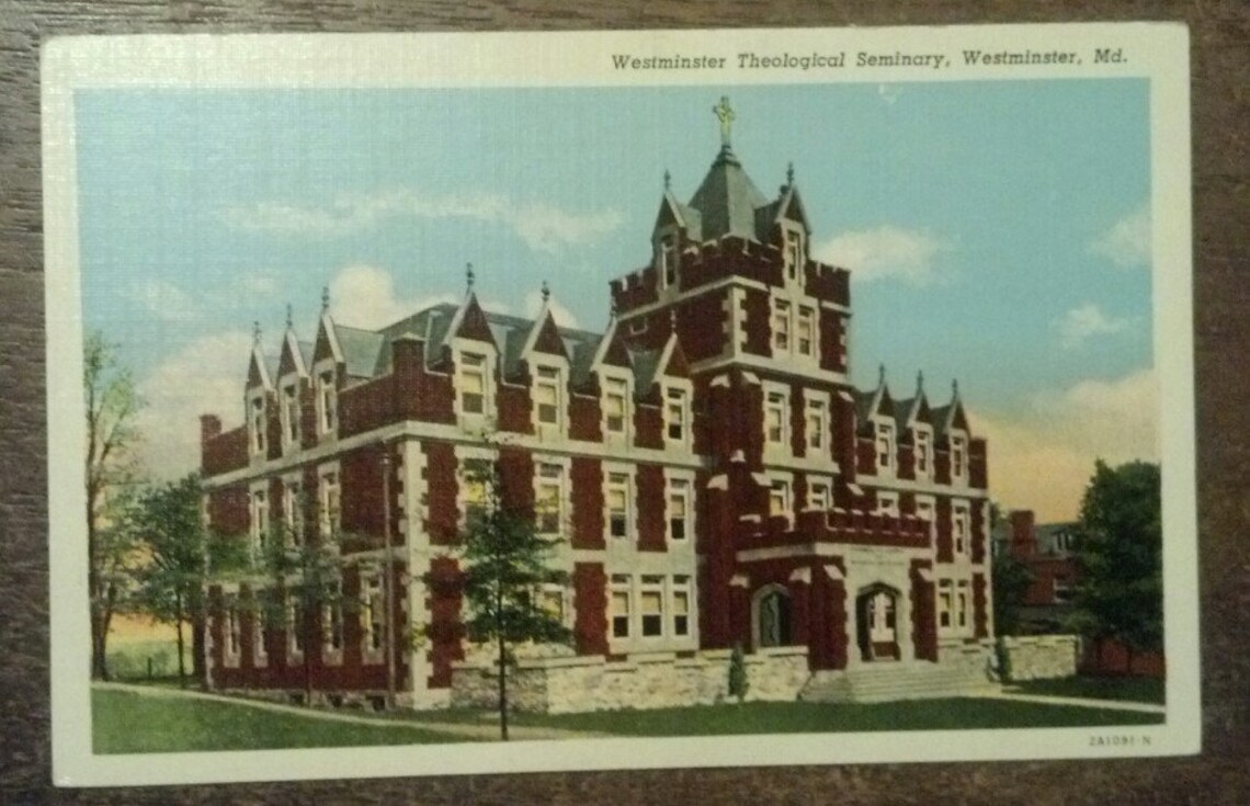 Westminster Theological Seminary Westminster Maryland Etsy