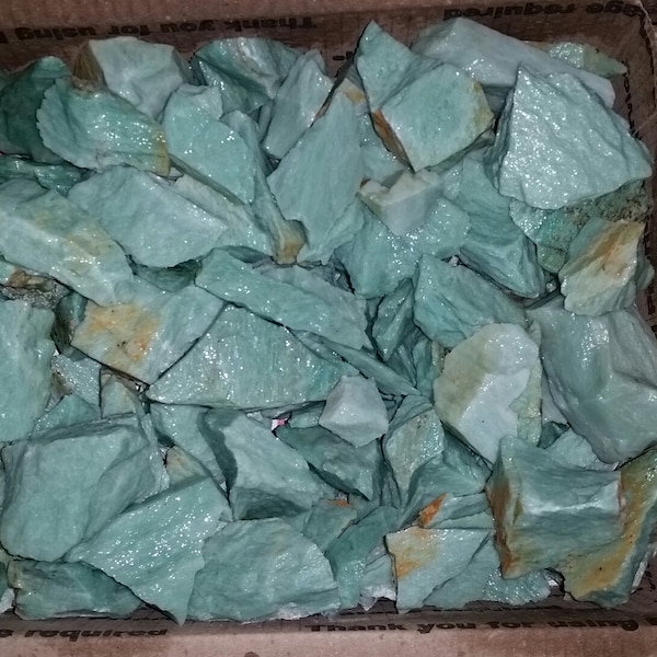 26+ POUNDS (50/50) of Green Quartz Aventurine and rose quartz TUMBLING ROUGH , very nice material- Lapidary, Jewelry