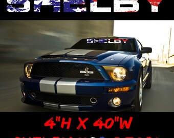 Gt500 Windshield Banner Vinyl Decal Sticker For Ford Shelby