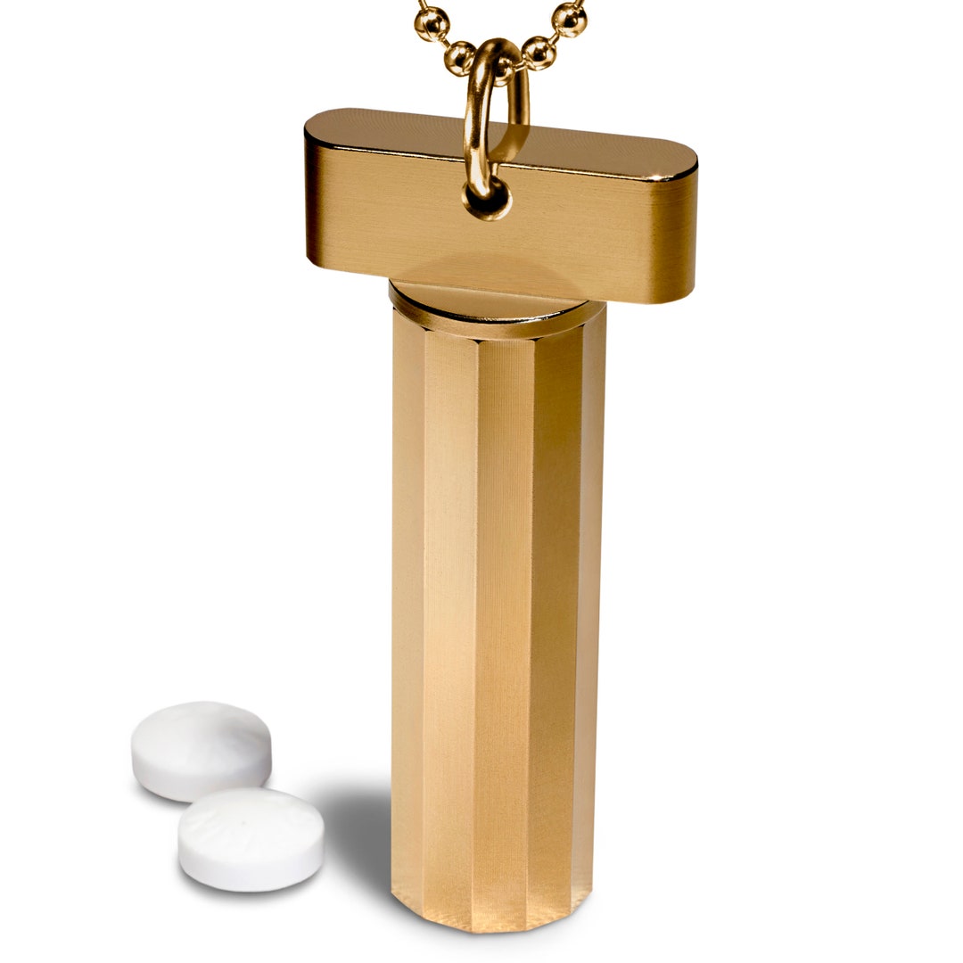 Cielo Pill Holders Designer Pill Case Keychain Pill Holder for Medicine