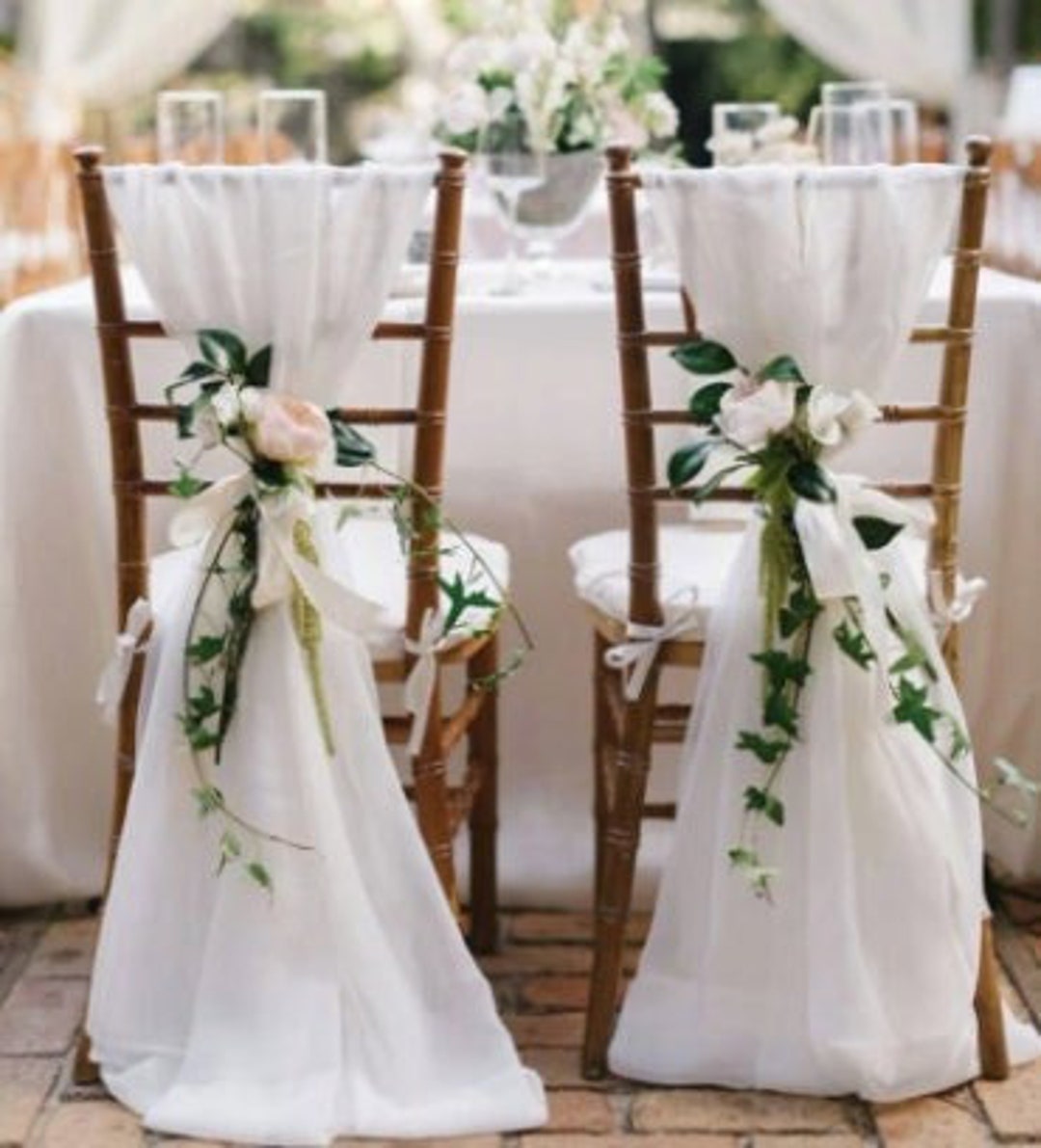 Wedding Decor Chair Fabric Ready to Ship Georgette Chair Back Decoration Draping Photography Background Chiffon Decor Colour Options Etsy