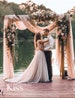 Wedding Arch Fabric Drape / Georgette Draping Fabric for Wedding Backdrop / Photography background / Chiffon wedding arch or tree decor 
