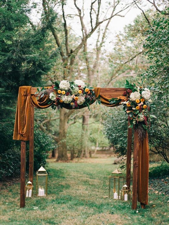 Wedding Arch Fabric Drape Velvet Draping Fabric For Wedding Etsy