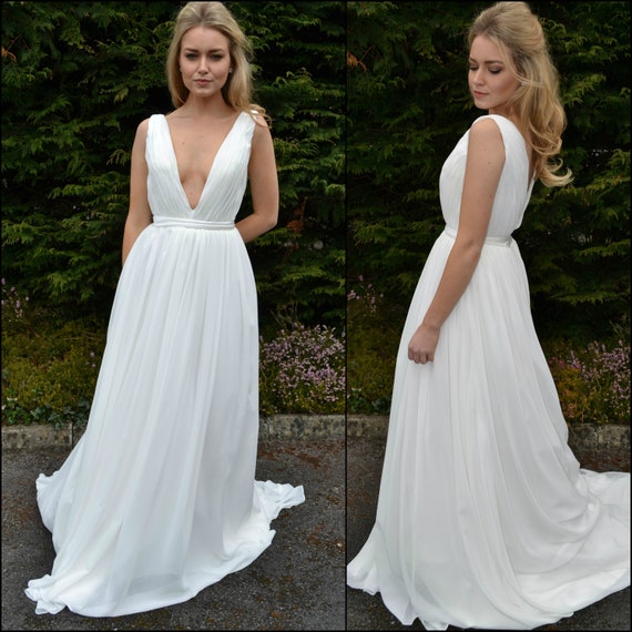 grecian wedding dress