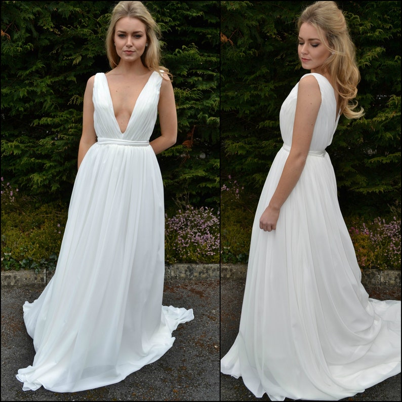 Grecian Goddess Wedding Dresses