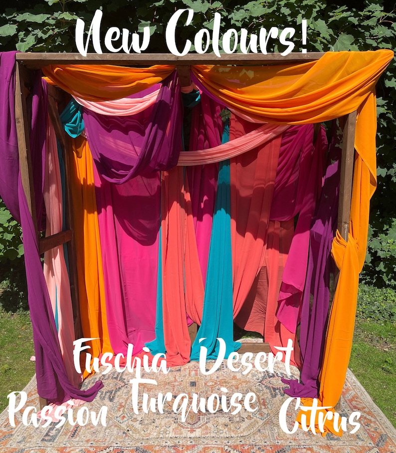 Wedding Arch Fabric Drape / Draping Fabric for Etsy