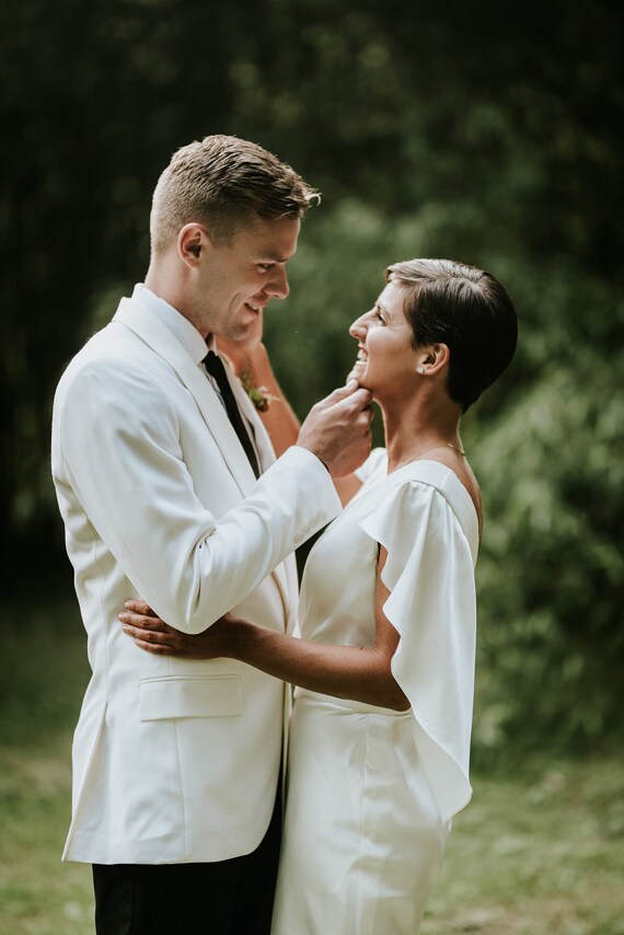 Boho Bride Simple Easy Wedding Dress Modern 2019 Etsy