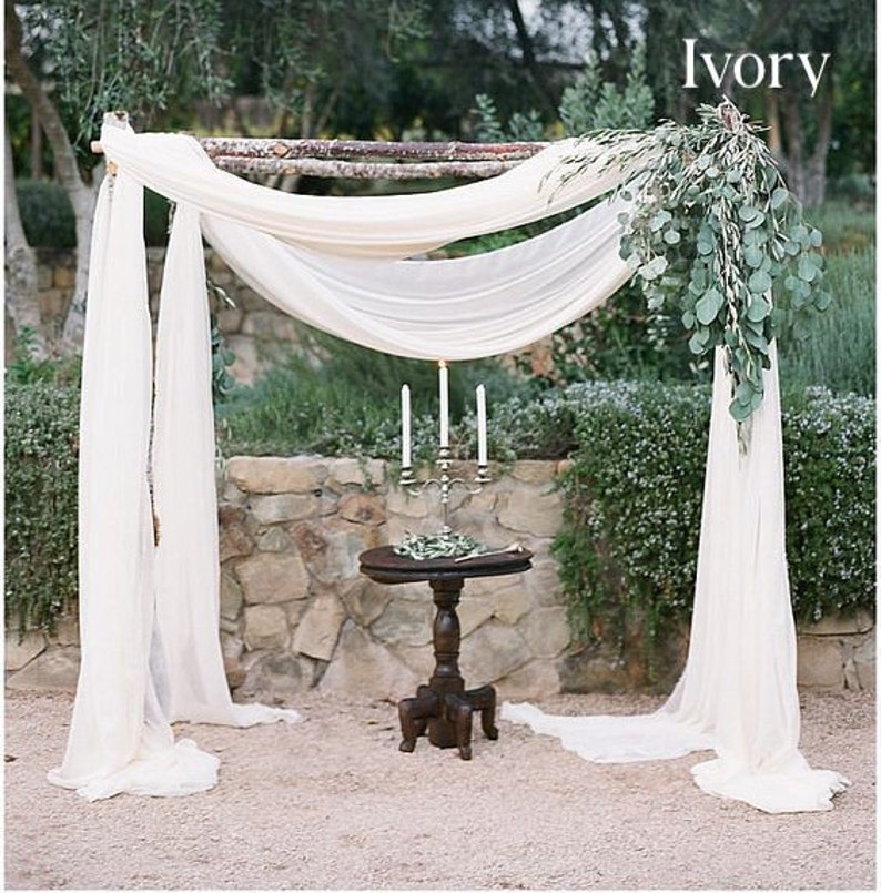 Wedding Arch Fabric Drape / Draping Fabric for Etsy