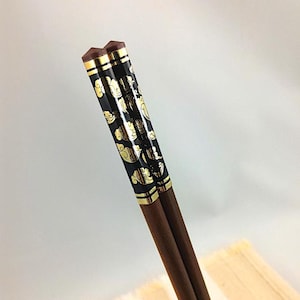 Gorgeous Chopstick package. Luxury &quot;vintage&quot; wooden chopsticks for wedding gift, sushi serving or hair stick gift for her.