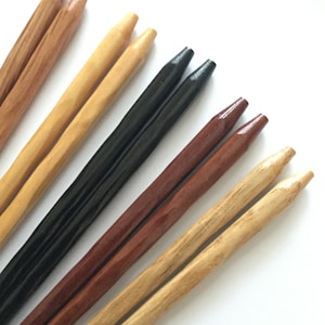Gift set. Perfect for sushi, wedding chopsticks or as a Japanese hair stick. Unique natural wooden chopsticks. Earth Toned Chopsticks!