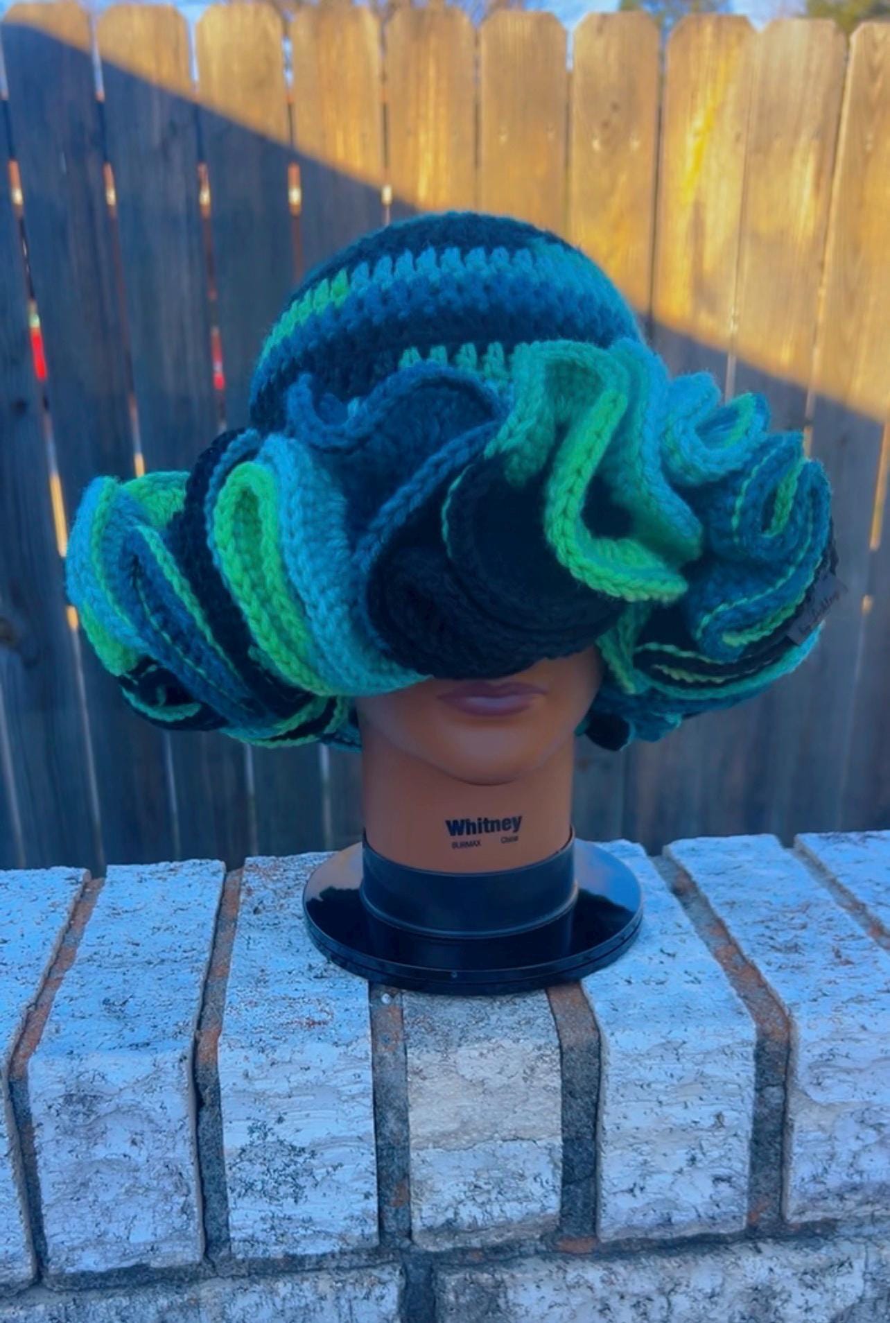 Multi Coloured Ruffles RTS ONLY* Multi-colored Blooming Ruffle Beanie - Etsy