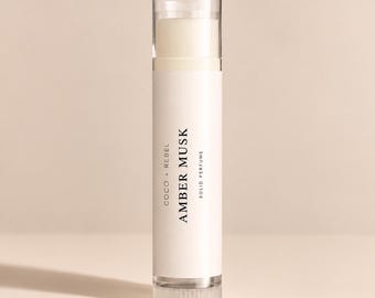 Amber Musk Solid Perfume | Beeswax Balm (0.17oz)