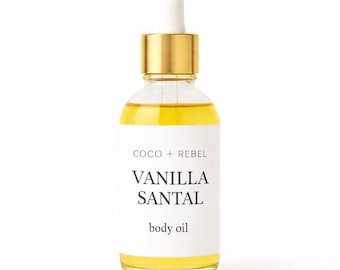Vanilla Santal Body Oil | Nourishing Skincare (1oz)