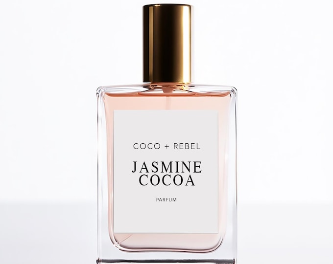Jasmine Cocoa Perfume Oil | Vanilla, Amber, Almond Scent