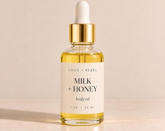Milk + Honey Body Oil | Nourishing Botanical Skincare